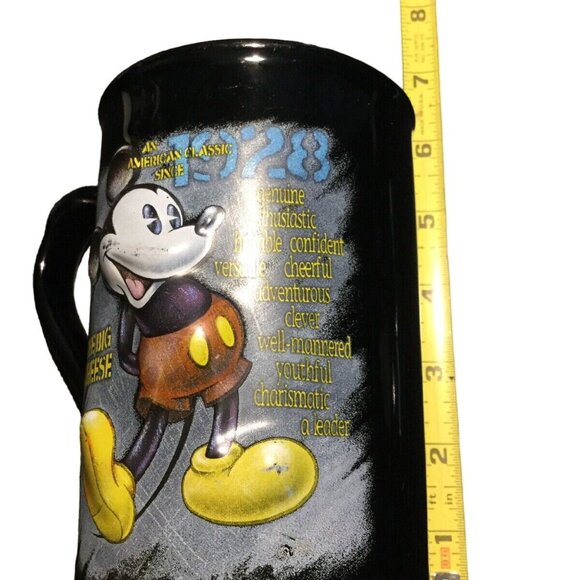 Disney “The big Cheese” Mickey Mouse 3D black 18 ounce coffee tea mug - Picture 4 of 4